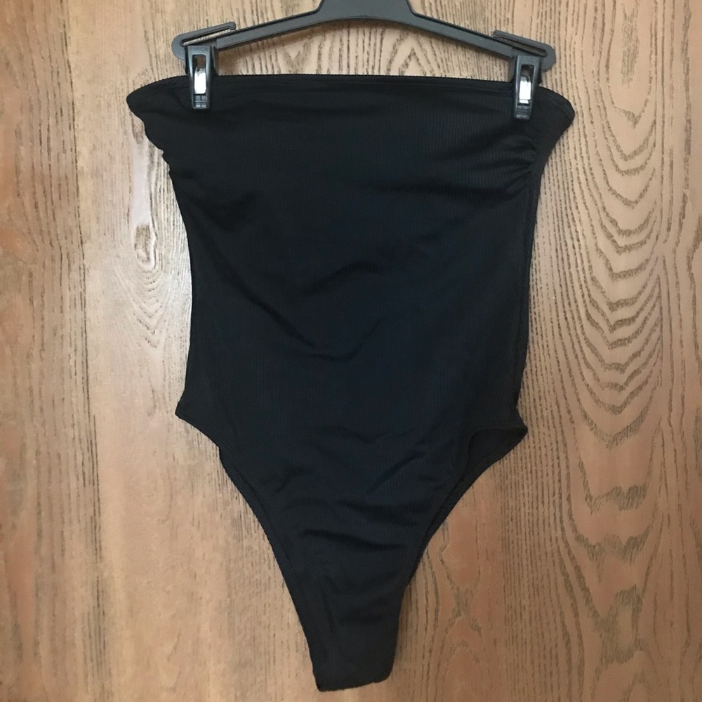 Black Xhilaration One-Piece Swimsuit